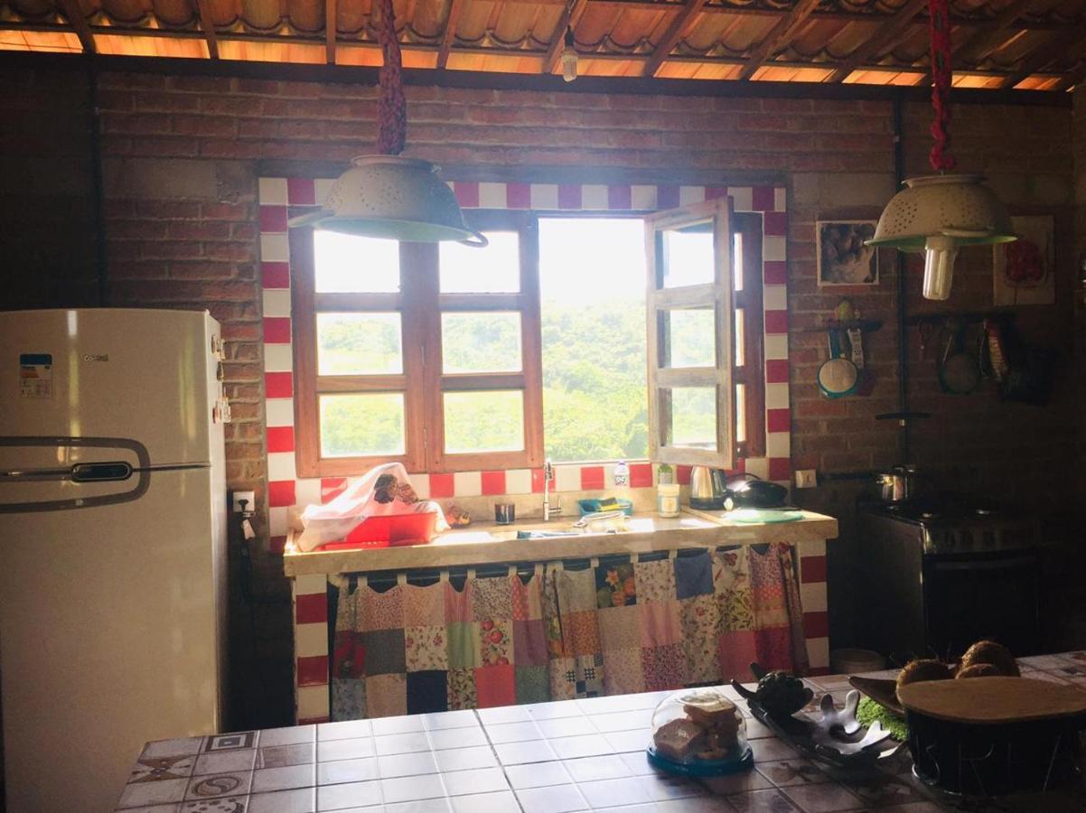 Chale Com Vista Privilegiada Piloes Ngoại thất bức ảnh
